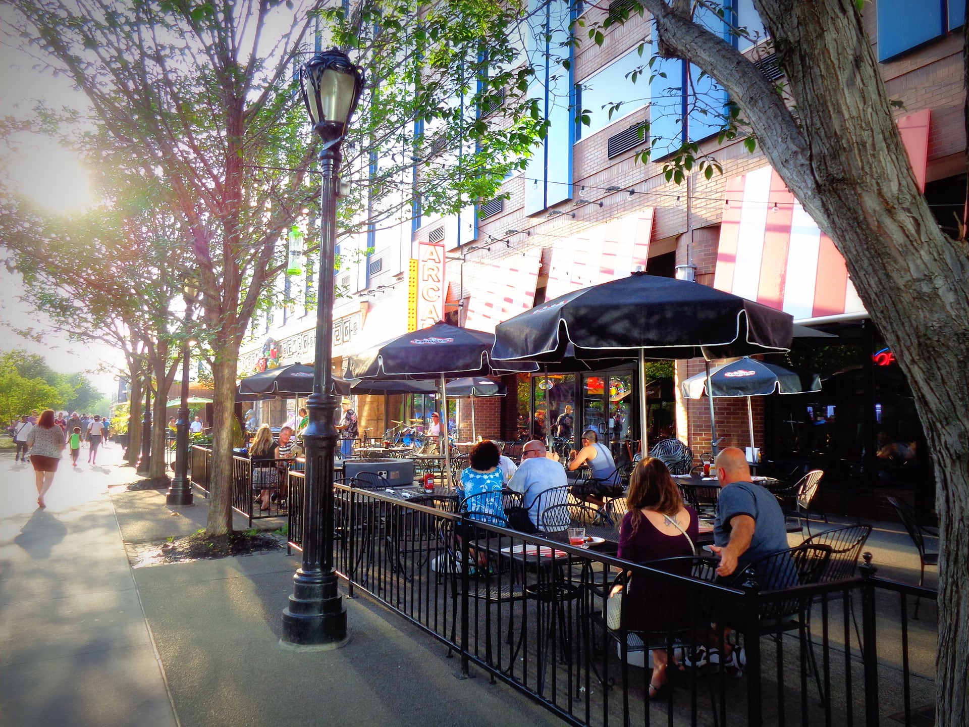 Photo overlooking Old Falls Street, Niagara Falls, NY, USA