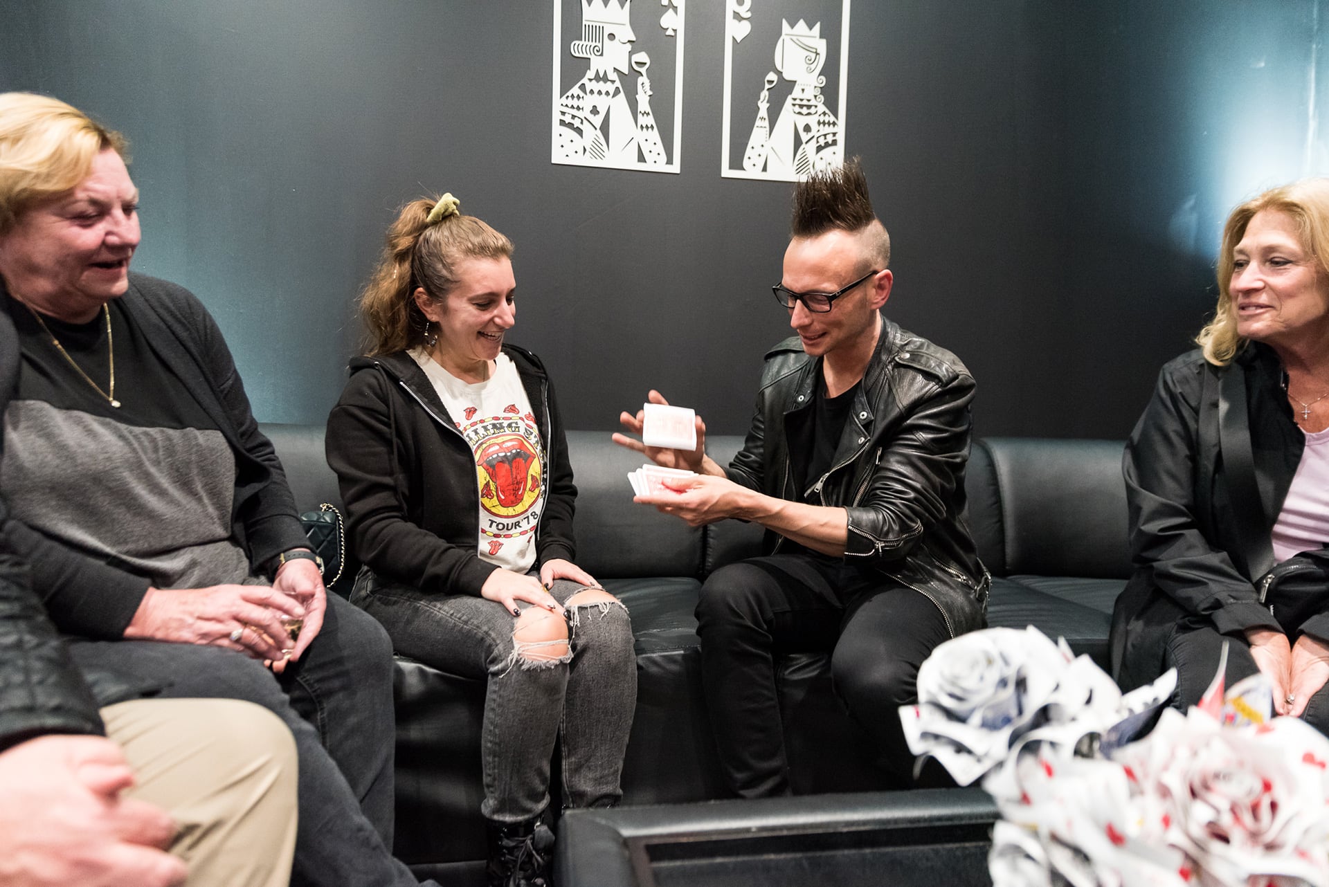 Private show with our guests at Niagara Falls Magic Theatre in Niagara Falls, NY, USA